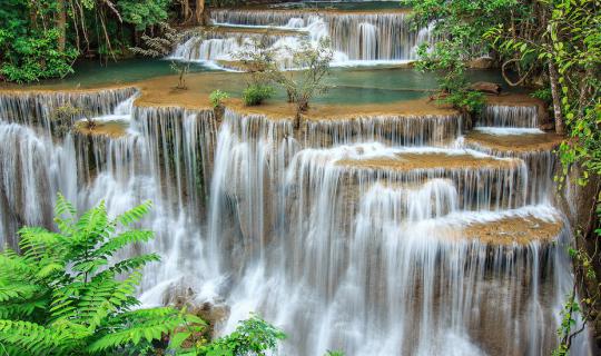 Cover Huay Mae Khamin Waterfall at Kanchanaburi - 2 days 1 night-...