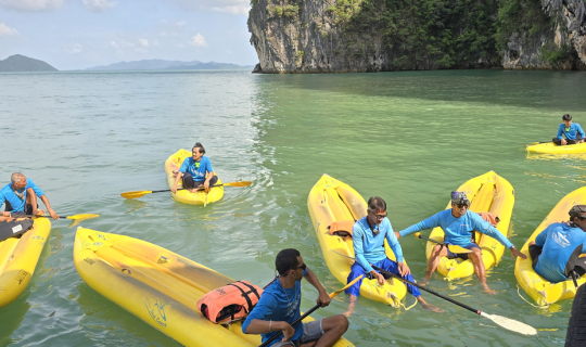 Cover A beautiful of Phang Nga Bay...
